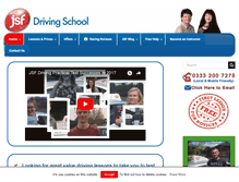 Tablet Screenshot of jsfdrivingschool.co.uk